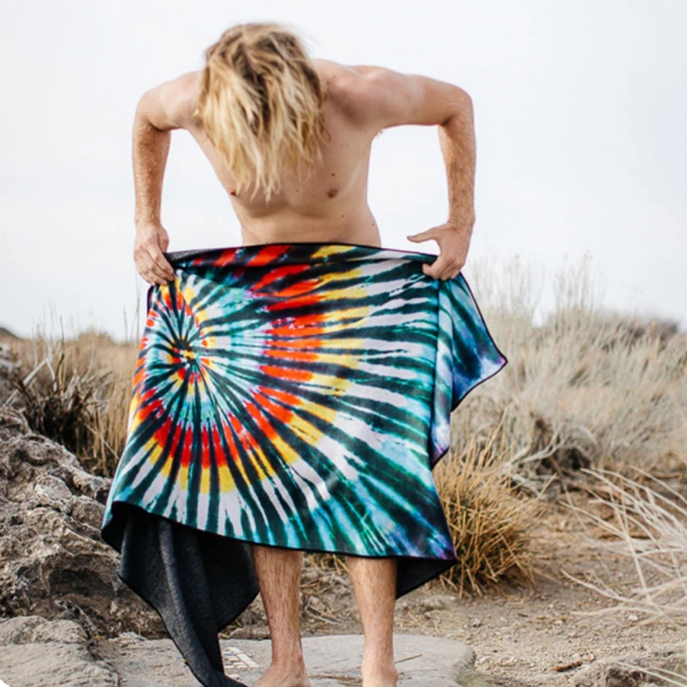The Original Go Anywhere Towel by Nomadix in Tye Die Multi